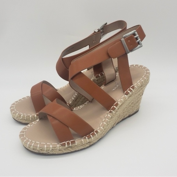 464- Charles by Charles David Wedge Brown Size 7.5 NWT - Picture 3 of 11